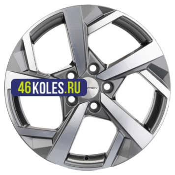 Khomen Wheels 7x17/5x114,3 ET40 D66,1 KHW1712 (Qashqai) Gray-FP