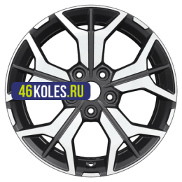 Khomen Wheels 7x17/5x114,3 ET39 D60,1 KHW1715 (RAV4) Black-FP