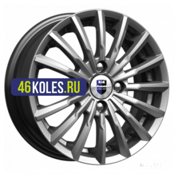 K&K 5,5x14/4x100 ET45 D56,6 Акцент (КС641) Дарк платинум