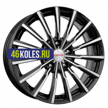 K&K 5,5x14/4x100 ET43 D60,1 Акцент-оригинал (КС641) Алмаз черный