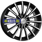 K&K 5,5x14/4x100 ET45 D56,6 Акцент (КС641) Алмаз черный