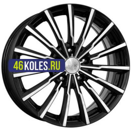 K&K 7x17/4x100 ET41 D60,1 Акцент (КС562) Алмаз черный