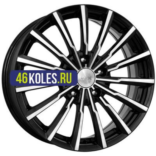 K&K 7x17/5x114,3 ET38 D67,1 Акцент (КС562) Алмаз черный