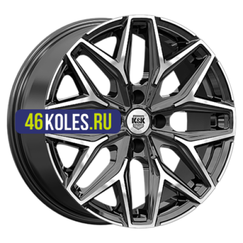 K&K 7x17/5x112 ET40 D57,1 Ариус (КС1187) Алмаз черный