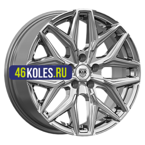 K&K 7x17/5x112 ET40 D57,1 Ариус (КС1187) Дарк платинум