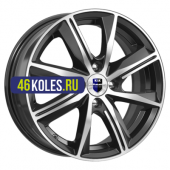 K&K 6x15/4x100 ET40 D60,1 Арнар-оригинал (КС890) Алмаз черный SK