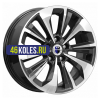 K&K 7x17/5x112 ET45 D57,1 Авиор (КС936) Алмаз черный