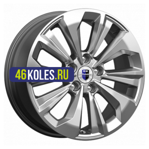 K&K 7x17/5x114,3 ET37 D66,6 Авиор (КС936) Дарк платинум брайт