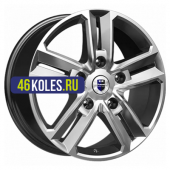 K&K 8x18/5x114,3 ET50 D66,1 Backfire (КС763M) Дарк платинум