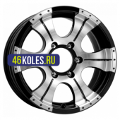K&K 7x15/5x139,7 ET20 D110,1 Байконур (КС473) Алмаз черный