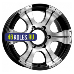 K&K 7x15/6x139,7 ET20 D108,5 Байконур (КС473) Алмаз черный