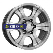 K&K 8x16/6x139,7 ET0 D110,1 Байконур (КС465М) Дарк платинум