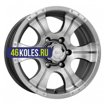K&K 8x16/6x139,7 ET0 D110,1 Байконур (КС465М) Дарк платинум