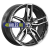 K&K 8x17/5x120 ET34 D72,6 Бартон (КС1110) Алмаз черный