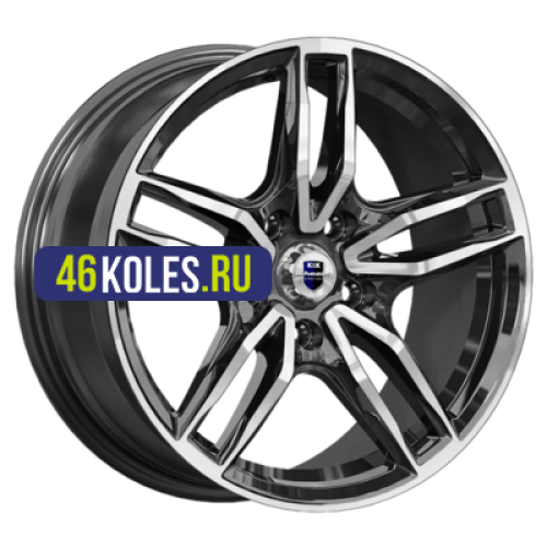 K&K 8x17/5x120 ET34 D72,6 Бартон (КС1110) Алмаз черный