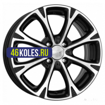 K&K 6x15/4x108 ET23 D65,1 Блюз-оригинал (КС606) Алмаз черный