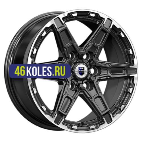 K&K 8x18/6x139,7 ET36 D100,1 Дистрикт (КС1159) черный бриллиант