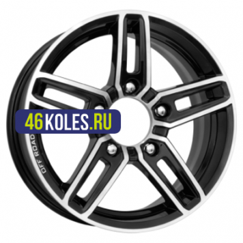 K&K 6,5x16/5x139,7 ET40 D98 Дон (КС588) Алмаз черный