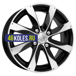 K&K 5,5x14/4x98 ET40 D58,5 Джемини (КС480) Алмаз черный
