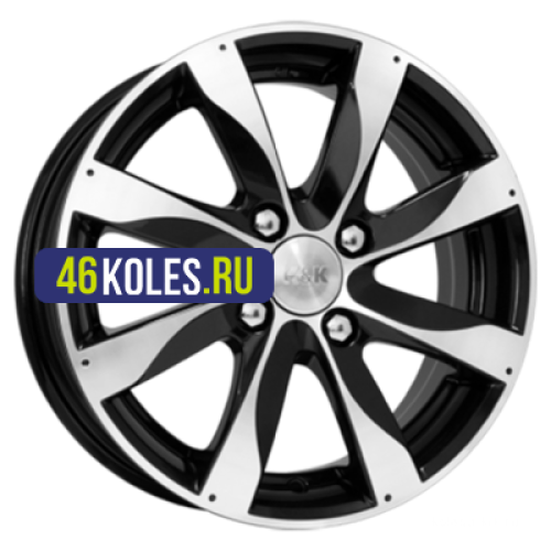 K&K 5,5x14/4x98 ET40 D58,5 Джемини (КС480) Алмаз черный