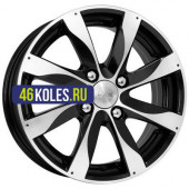 K&K 5,5x14/4x100 ET39 D56,6 Джемини-оригинал (КС480) Алмаз черный