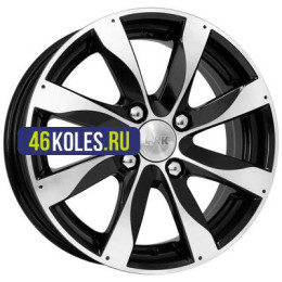 K&K 6x15/4x108 ET50 D63,35 Джемини (КС617) Алмаз черный КС617