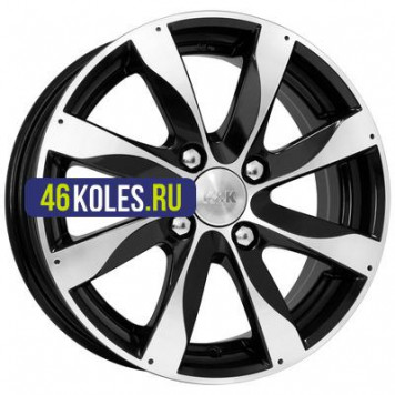 K&K 6x15/4x114,3 ET40 D67,1 Джемини (КС617) Алмаз черный