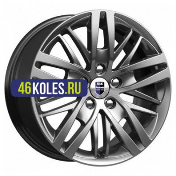 K&K 7x16/5x100 ET46 D57,1 Fencer-оригинал (КС730) Дарк платинум