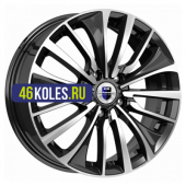 K&K 6,5x17/4x100 ET43 D60,1 Flanker (КС905) Алмаз черный