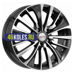 K&K 6,5x17/4x100 ET41 D60,1 Flanker-оригинал (КС905) Алмаз черный