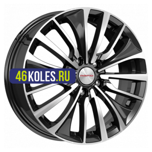 K&K 6,5x17/4x100 ET41 D60,1 Flanker-оригинал (КС905) Алмаз черный