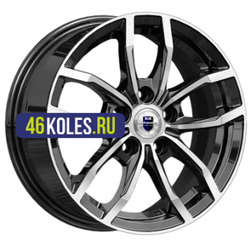 K&K 6,5x15/5x100 ET38 D57,1 Фрост (КС1048) Алмаз черный