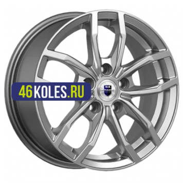 K&K 6,5x15/5x100 ET38 D57,1 Фрост (КС1048) Дарк платинум