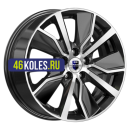 K&K 6,5x16/5x114,3 ET44 D67,1 Гамбит (КС961) Алмаз черный