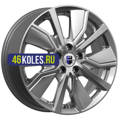 K&K 6,5x16/5x100 ET38 D57,1 Гамбит (КС961) Дарк платинум