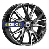 K&K 6,5x18/5x108 ET33 D60,1 Кайлас (КС1054) Алмаз черный