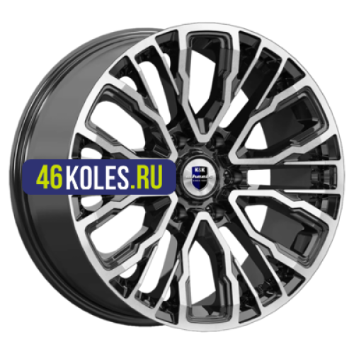 K&K 8,5x19/6x139,7 ET30 D106,1 Кортес (КС1102) Алмаз черный
