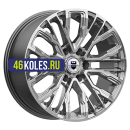K&K 8,5x19/6x139,7 ET25 D106,1 Кортес (КС1102) Дарк платинум