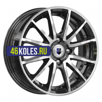 K&K 5,5x14/4x100 ET38 D67,1 Квант (КС960) Алмаз черный