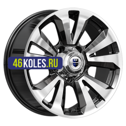 K&K 8x18/5x139,7 ET0 D108,5 Ла-Пас (КС897) Алмаз черный