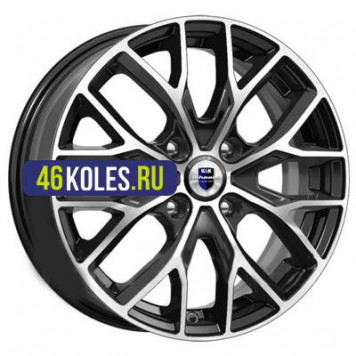 K&K 6x16/4x100 ET49 D54,1 Лилиом-оригинал (КС891) Алмаз черный