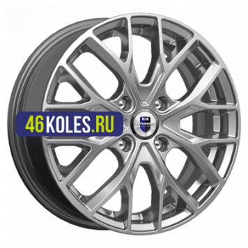 K&K 6x16/4x100 ET50 D60,1 Лилиом-оригинал (КС891) Дарк платинум