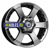 K&K 7x16/6x139,7 ET20 D110,1 M56 (КС593) Дарк платинум
