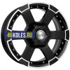 K&K 7x16/6x139,7 ET30 D106,1 M56 (КС593) Алмаз черный