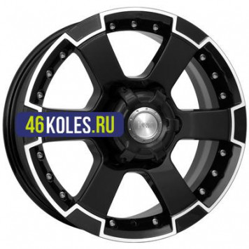 K&K 7x16/6x139,7 ET38 D67,1 M56-оригинал (КС593) Алмаз черный