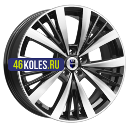 K&K 7,5x19/5x114,3 ET50 D64,1 Марвел-оригинал (КС881) Алмаз черный SK