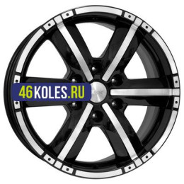 K&K 8x18/6x139,7 ET25 D106,1 Окинава (КС469) Алмаз черный КС469