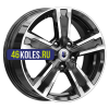 K&K 6,5x16/5x114,3 ET38 D67,1 Оклахома (КС998) Алмаз черный