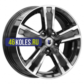 K&K 6,5x16/5x110 ET37 D65,1 Оклахома (КС998) Алмаз черный