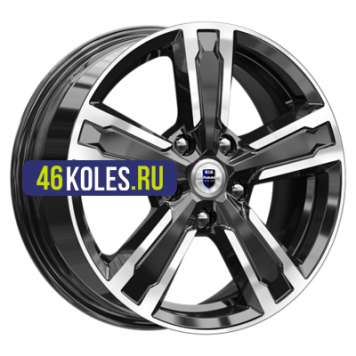 K&K 6,5x16/5x114,3 ET43 D67,1 Оклахома (КС998) Алмаз черный